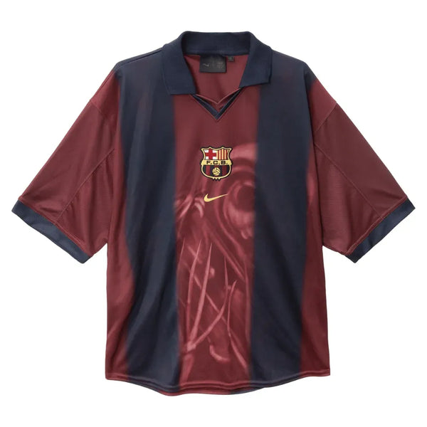 Camisa Travis Scott x Nike  Barcelona Retro 2000/01 Home Skeleton