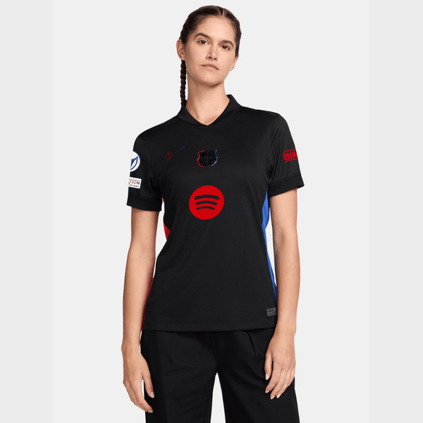 Camisa Feminina Barcelona III 2024/25 Nike - Preta