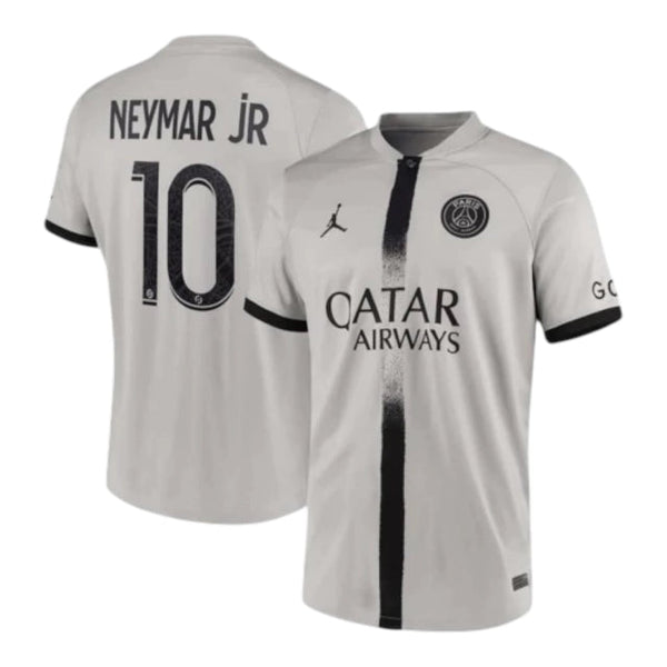 Camisa PSG II Neymar JR #10 2022 - Torcedor Masculina - Cinza