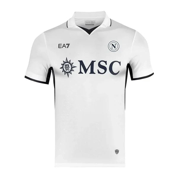 Camisa SCC Napoli 24/25 Away EA7 Torcedor - Branca